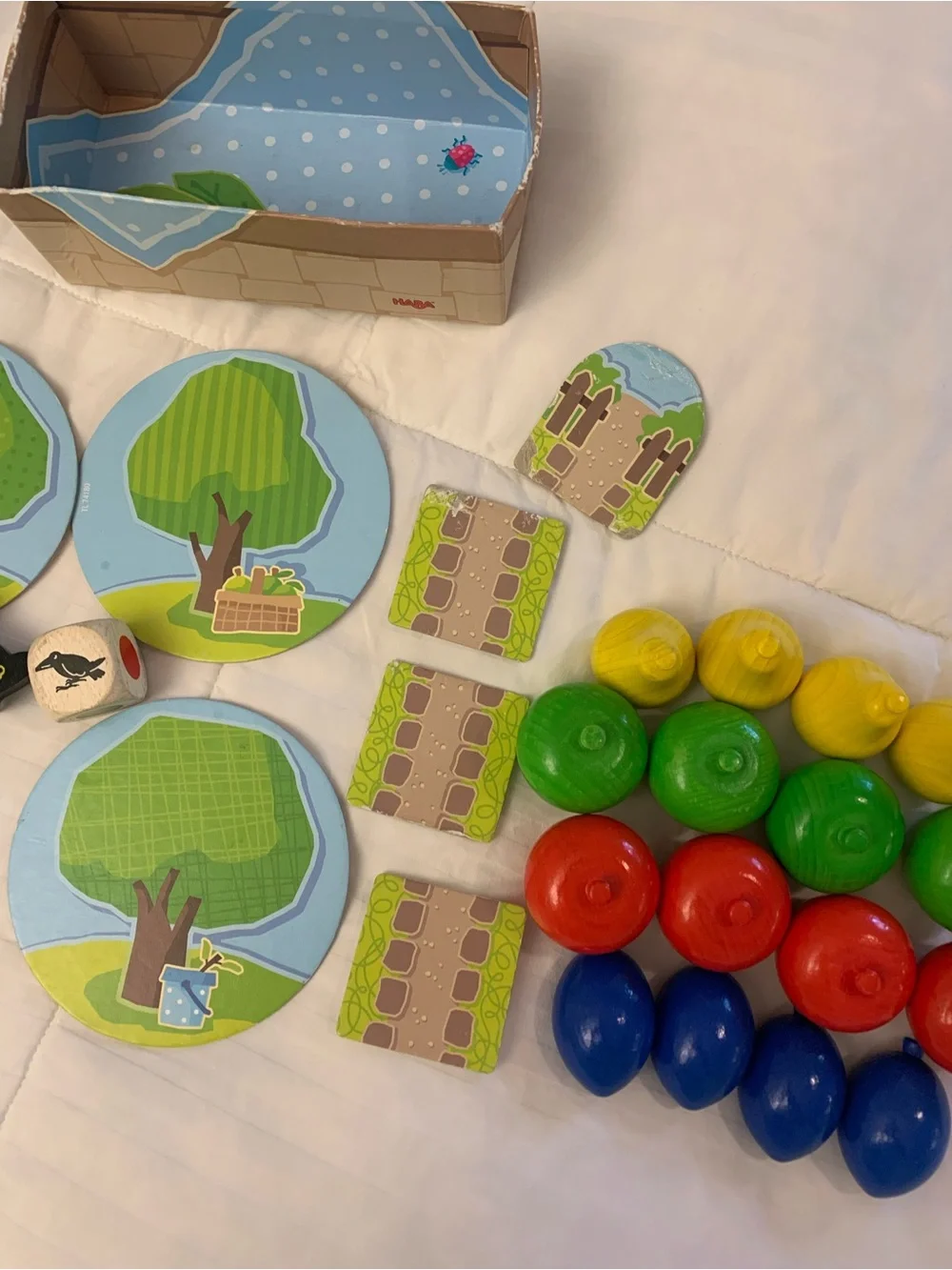 Haba Wooden Fruit First Orchard German Game